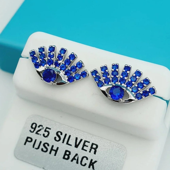 "925 Sterling Silver CZ Beautiful Earrings for Women, 1USPAR4199 - Picture 7 of 11